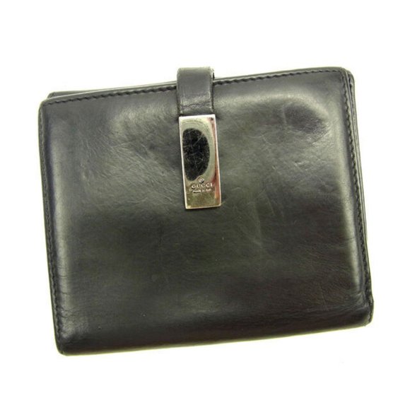 Gucci Handbags - AUTH Gucci Wallet Purse Folding wallet Black Woman